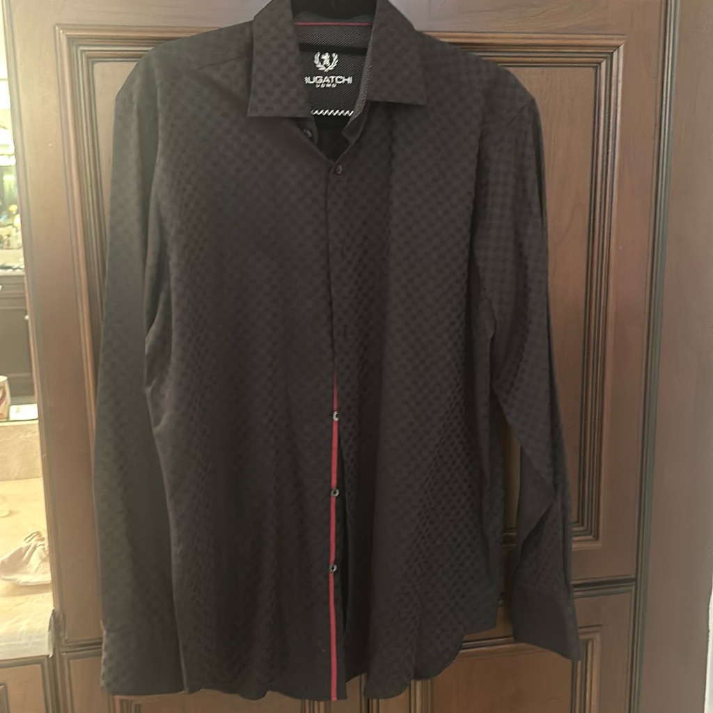 Bugatchi Black Button Down